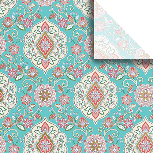 Jillson Roberts 24 Sheet-Count Premium Printed Tissue Paper Available in 8 Different Floral Designs, Floral Tapestry - Image 1