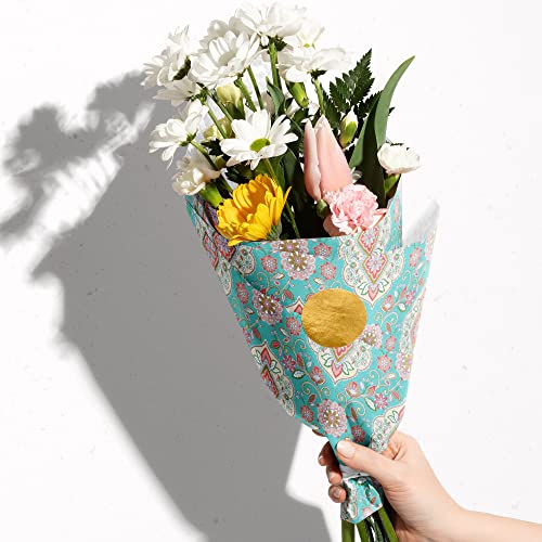 Jillson Roberts 24 Sheet-Count Premium Printed Tissue Paper Available in 8 Different Floral Designs, Floral Tapestry - Image 5