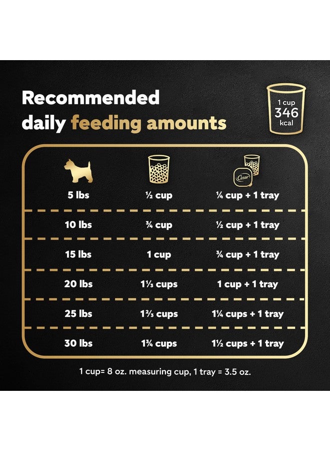 CESAR Small Breed Dry Dog Food Porterhouse Flavor and Spring Vegetables Garnish, 5 lb. Bag - Image 3