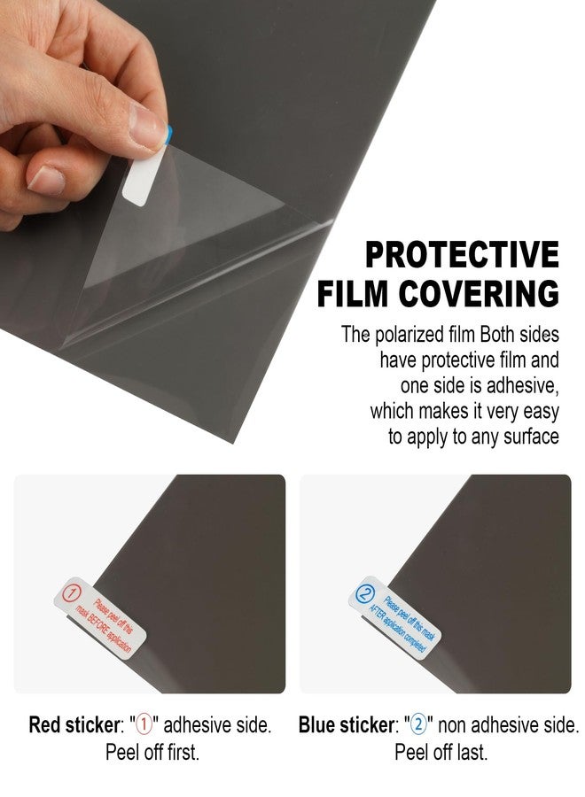 Selens 2PCS Linear Polarizing Film, High Transmission Cuttable A4 7.8x11.8 inches Polarizer Sheets - Ideal for LCD Monitor Screen Repair, Optical Analysis, Physics Education - Image 4