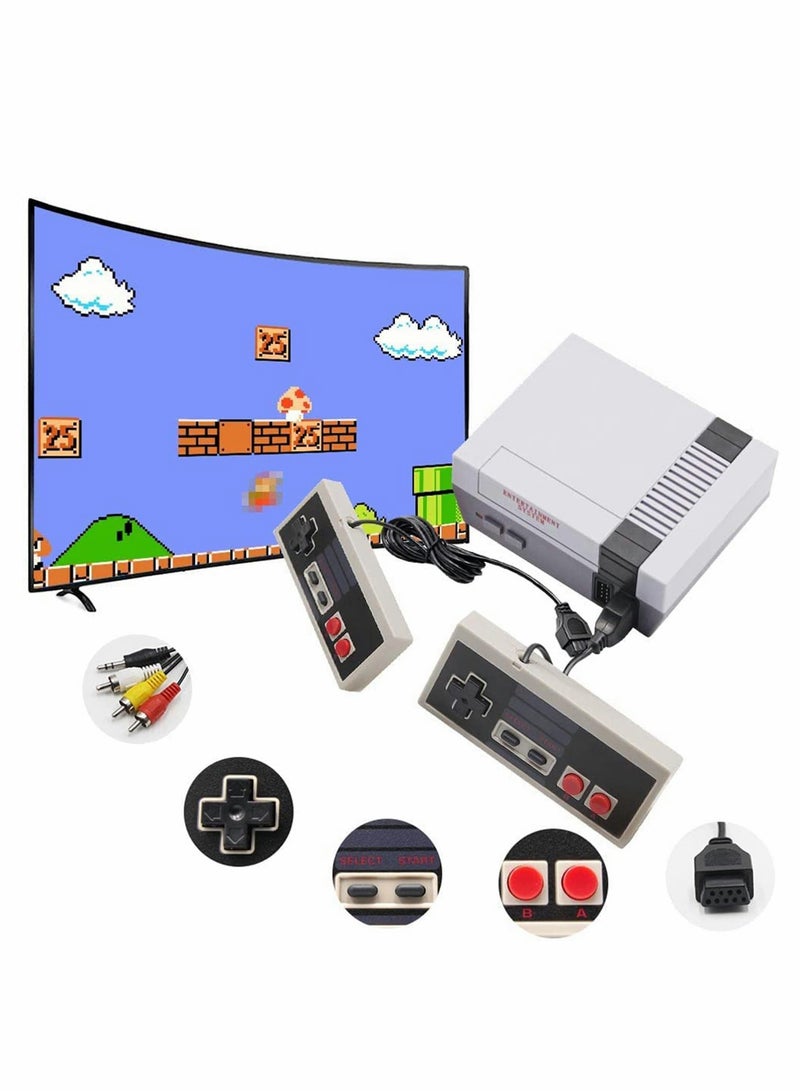 Classic Mini Retro Game Console, Built-in 620 Classic Games and 2 Classic Controller, Bring You Back to Childhood Memories - Image 1