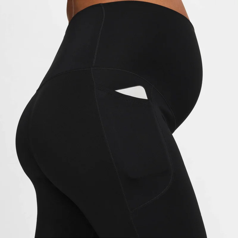 Nike Black Women's One Dri-FIT High-Waisted Biker Shorts (Maternity) for Women | Best Price UAE