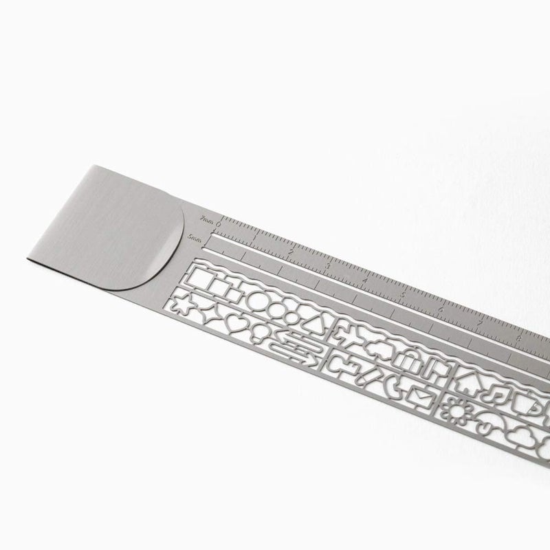Midori DESIGNPHIL 42289006 Midori Ruler Clip Ruler, Silver A - Image 5