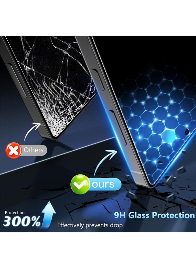 X-level 2 Pack for Samsung Galaxy S25 Ultra Privacy Screen Protector Tempered Glass, Fingerprint Unlocking, 25° Anti Spy S25 Ultra Screen Protector, Full Coverage, Case Friendly, Easy Installation - Image 4