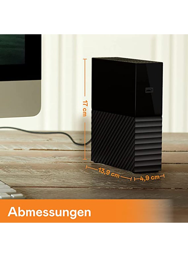 WD My Book USB 3.2 Gen 1 Desktop Hard Drive With Password Protection And Auto Backup Software, WDBBGB0160HBK EESN 16 TB - Image 2