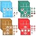 Arrowbash 24 Pack Christmas Tic Tac Toe Game Party Favors Gift for Christmas Stocking Stuffers Gifts Birthday Family Rewards - Image 2