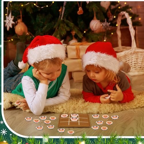 Arrowbash 24 Pack Christmas Tic Tac Toe Game Party Favors Gift for Christmas Stocking Stuffers Gifts Birthday Family Rewards - Image 5