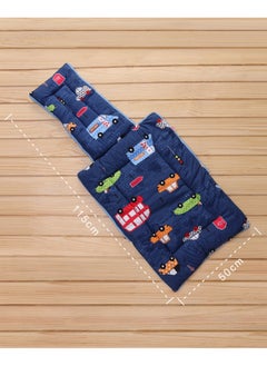 babyhug Babyhug Pure Cotton Sleeping Bag for 0+ Months, City Buzz Print in Navy Blue, Comfortable, Travel-friendly Design, Zipper Closure - 70 x 28cm  - Image 2