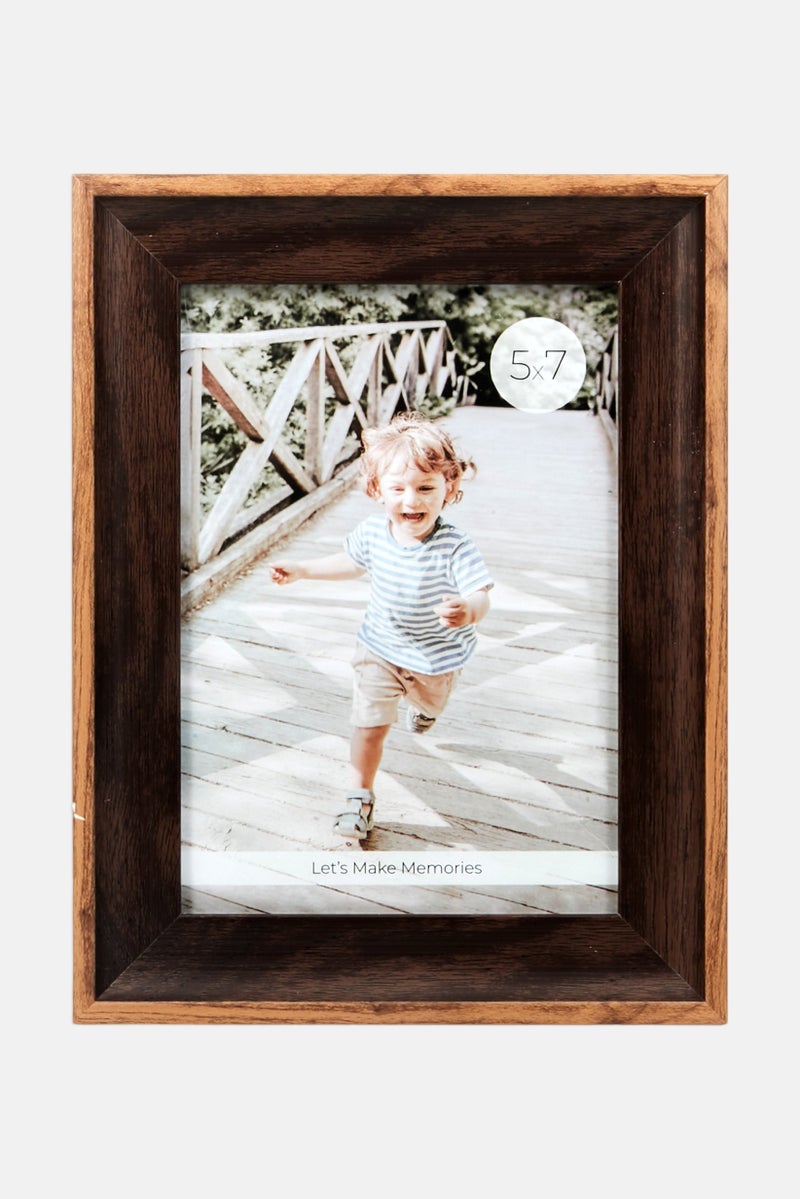 Enchante Accessories Wooden Photo Frame 5 x 7, Brown Combo  - Image 1