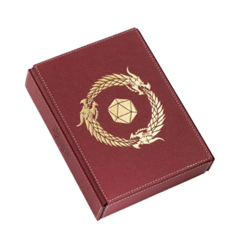 أركان تينمن Dragon Shield RPG: Dice Companion - Blood Red - رفيق زهر متين وقوي - متوافق مع ألعاب الطاولة D&D DND Dungeons و Dragons و TCGS/OCGS - Image 2