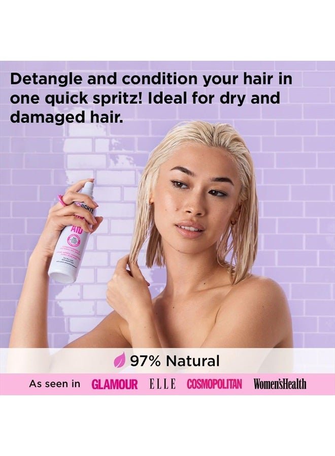 NOUGHTY 97% Natural Thirst Aid Conditioning and Detangling Spray, Leave In Hair Detangler Treatment for Dry and Damaged Hair, with Sweet Almond Oil, Sulphate Free Vegan Haircare 200ml - Image 4