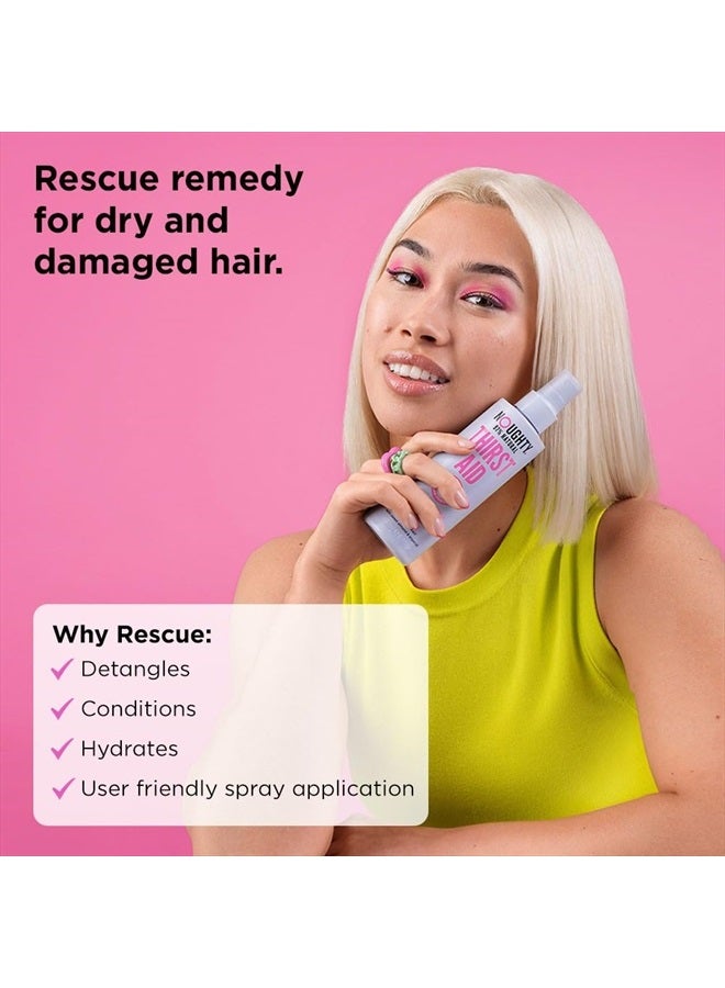 NOUGHTY 97% Natural Thirst Aid Conditioning and Detangling Spray, Leave In Hair Detangler Treatment for Dry and Damaged Hair, with Sweet Almond Oil, Sulphate Free Vegan Haircare 200ml - Image 5