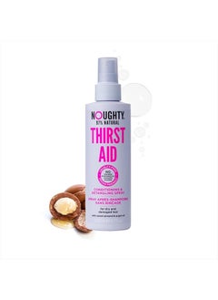 NOUGHTY 97% Natural Thirst Aid Conditioning and Detangling Spray, Leave In Hair Detangler Treatment for Dry and Damaged Hair, with Sweet Almond Oil, Sulphate Free Vegan Haircare 200ml  - Image 2