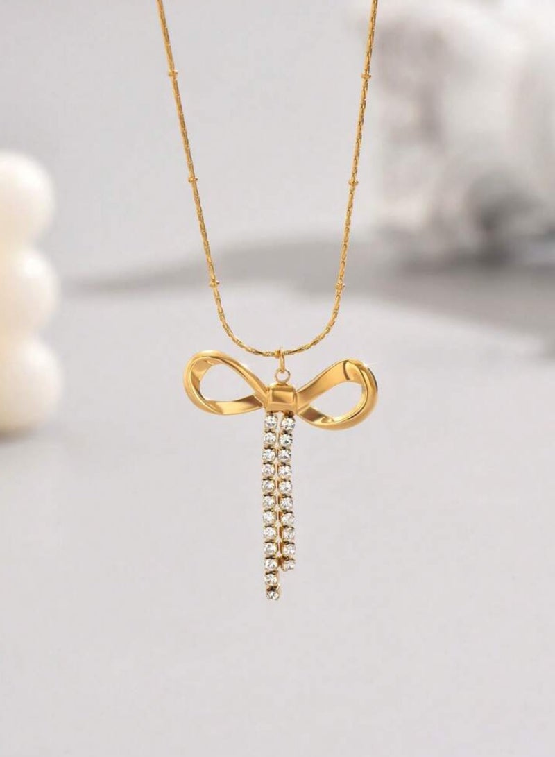NEW STYLE Elegant Gold Stainless Steel Necklace For Women - Image 2