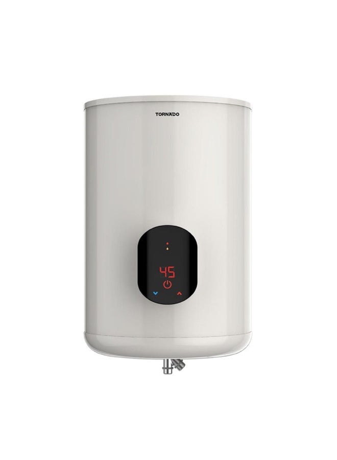 تورنيدو سخان مياه كهرباء تورنيدو ديجيتال 55 لتر أوف وايت – EWH-S55CSE-F - Image 2