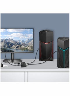 Y&D Dp Switcher, One-to-two, Two-to-one Bidirectional Interconversion Switching Distribution Converter, 1.4 Switch Bi-direction, 8k@30hz, 4k@120hz Splitter for Multiple Sources (8k)  - Image 5