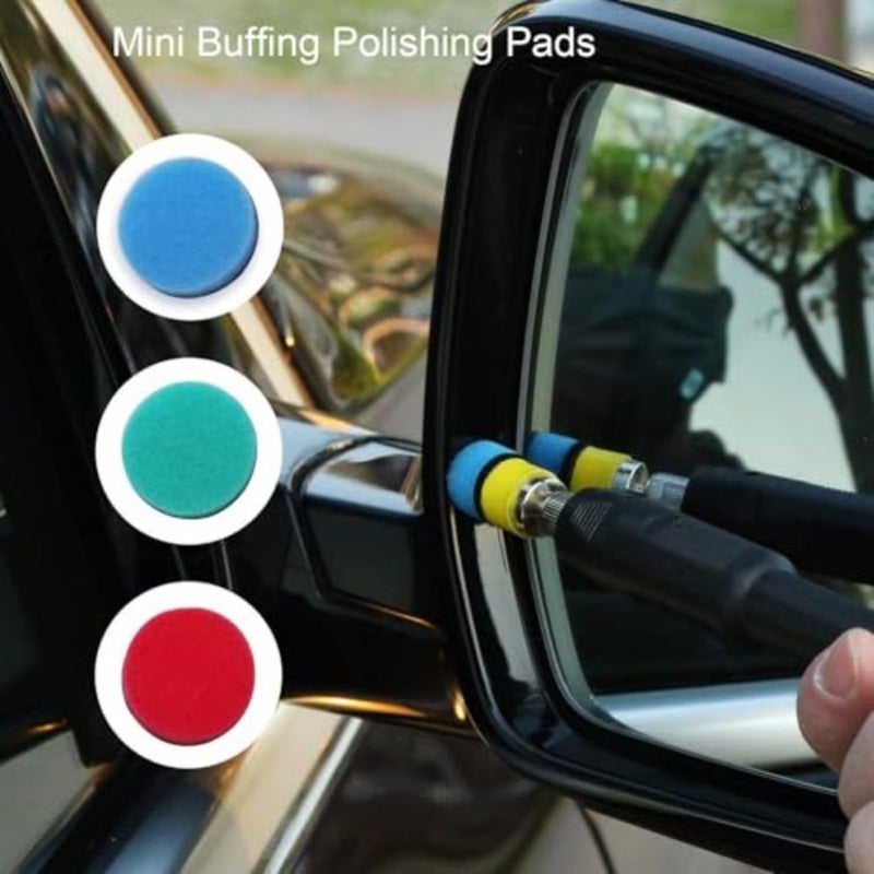 Xspring Mini Buffing Polishing Pads, 16PCS Buffing Pads for Drill, Drill Polishing Kit, Mini Detail Polisher Pads, For Rotary Tool, Cordless Electric Drill, Mini Polisher Tool for Tight Area Polishing - Image 5