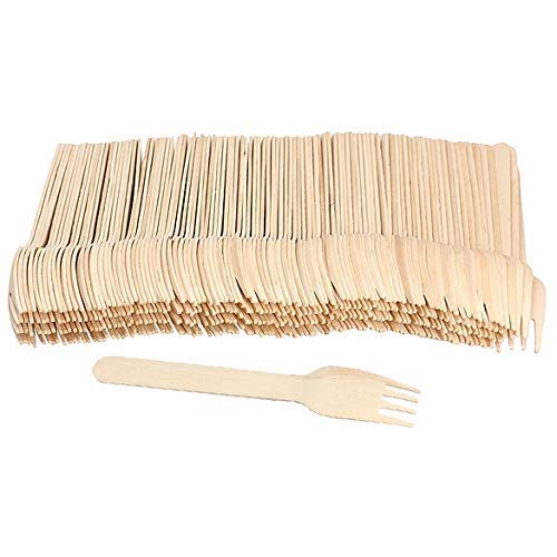 Amit Marketing 100 Pic Woodn Fork 100pcs - Image 1