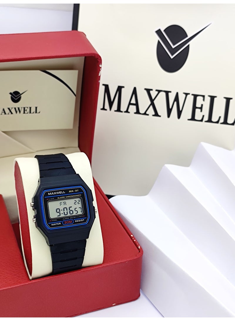 ماكسويل ساعه  اكتروني مكسويل