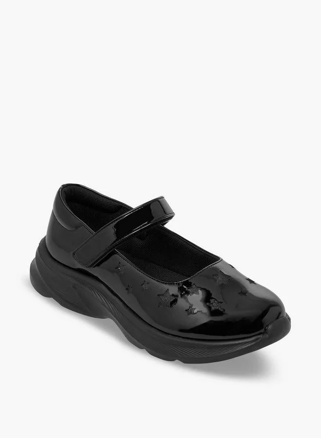 Flora Bella By Shoexpress Girls Hook & Loop School Shoes