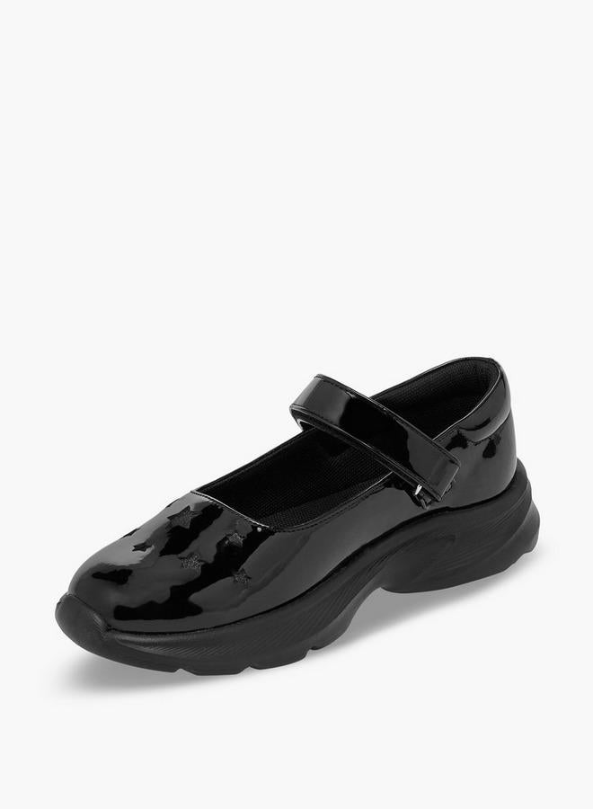 Flora Bella By Shoexpress Girls Hook & Loop School Shoes - Image 4