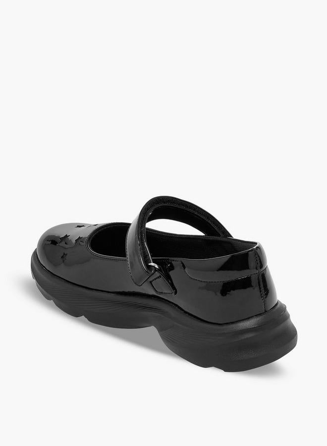 Flora Bella By Shoexpress Girls Hook & Loop School Shoes - Image 5