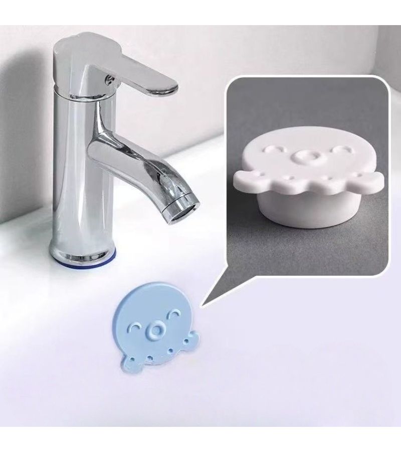 2pcs Octopus Bathroom Sink Stopper Leak Proof Basin Drain Plug Easy Installation Push Type Durable - Image 1