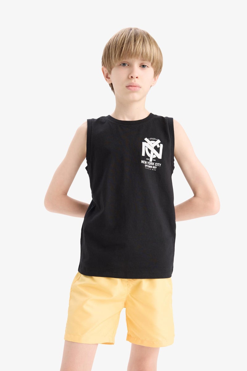 DeFacto Yellow Boy Boy Regular Fit Basic Swim Shorts Casual - Image 5