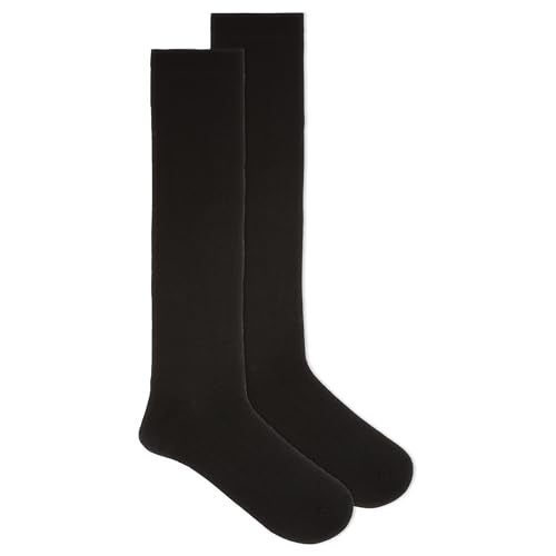 Dr. Scholl's womens Graduated Compression Knee High - 1 & 2 Pair Packs Casual Sock, Black, 6.5-12 US - Image 2
