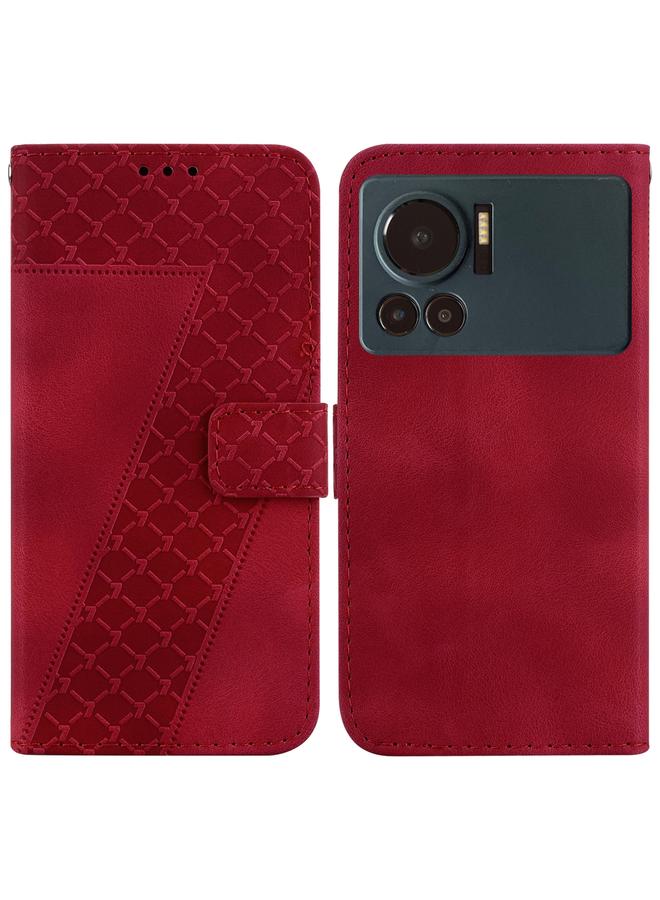 Zaboon Case For Infinix Note 12 VIP Seven-shaped Embossed Leather Phone Case - Image 1
