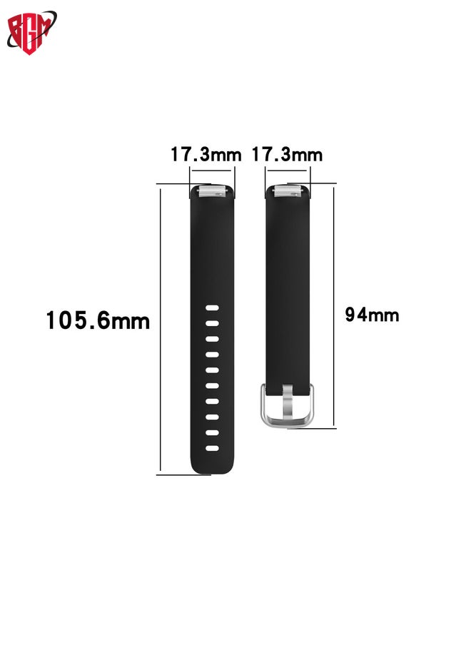 Watch Band Strap For Fitbit Inspire 2 TPE Watch Band, Size:S(Rose Gold)