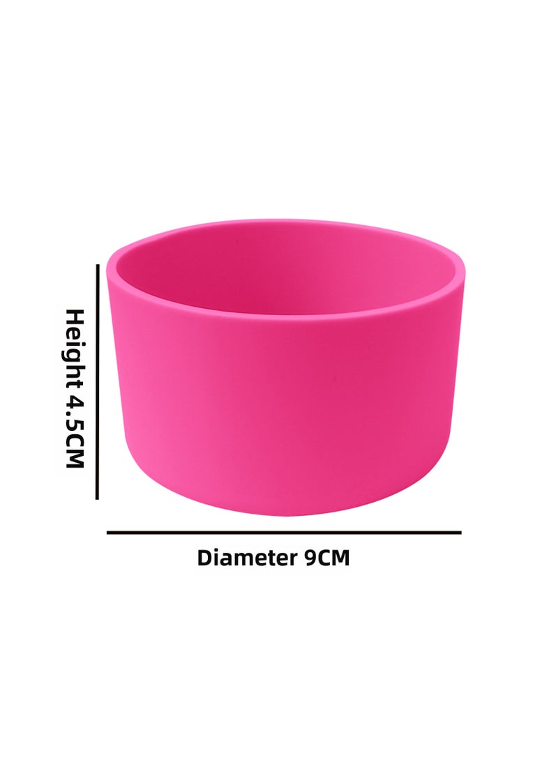 Silicone Sleeve Anti-Slip Heat-Resistant for Hydro FlaskRose red (9cm) Rose red (9cm) 