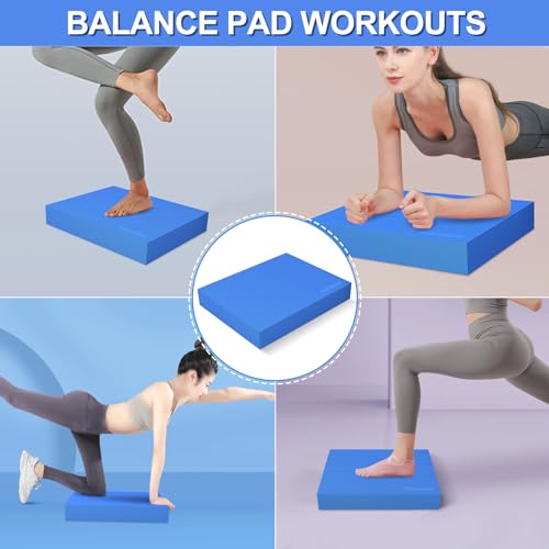 ANVICTOX Balance Pad 158 132 2 inchLarge Balance Pad for Physical TherapyFoam Balance Board for Rehabilitation Stability Workout Knee and Ankle Exercise Strength Training - Image 3