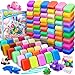 ESSENSON Magic Clay Air Dry Clay 84 Colors Modeling Clay for Kids with Tools Soft Ultra Light Toys Gifts for Age 3 4 5 6 7 8 Years Old Boys Girls Kids - Image 3