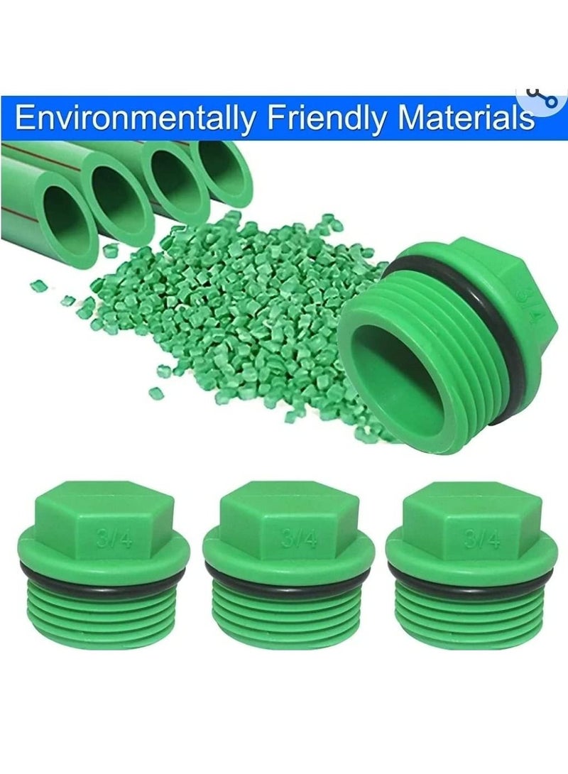 عباسلي ذكر الخيوط طاعون المجترات الصغيرة نهاية غطاء التوصيل مواسير خرطوم حديقة الري أنابيب المياه سدادة منع تسرب الاختناق المكونات - Image 1