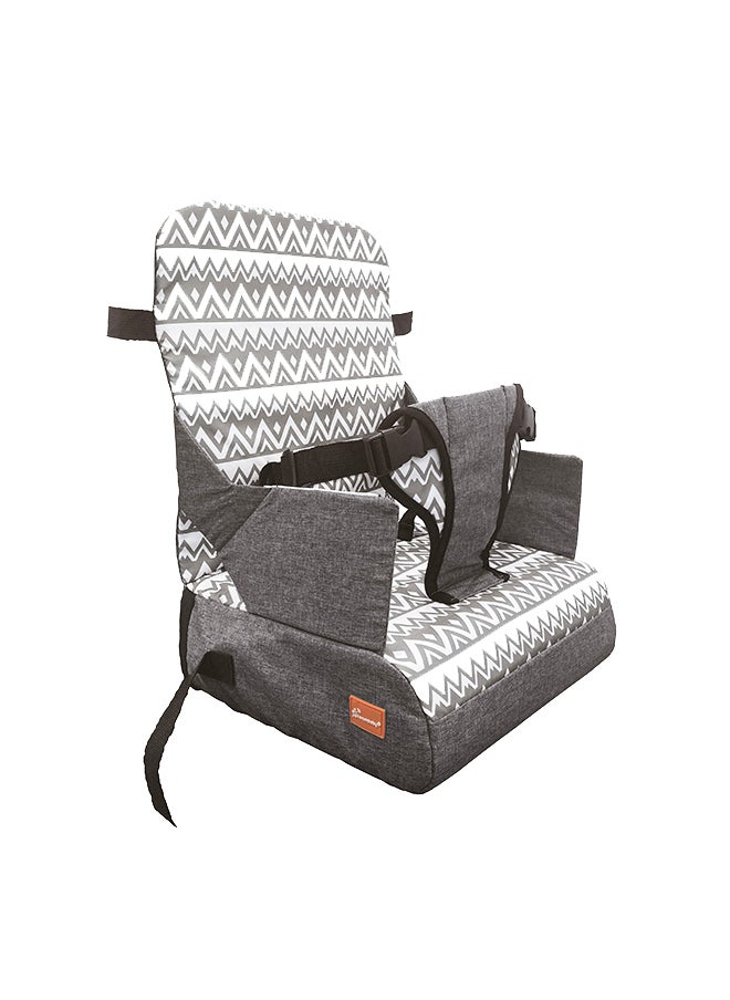 dreambaby On-the-Go Kids Booster Seat, Portable High Chair - Grey  - Image 2