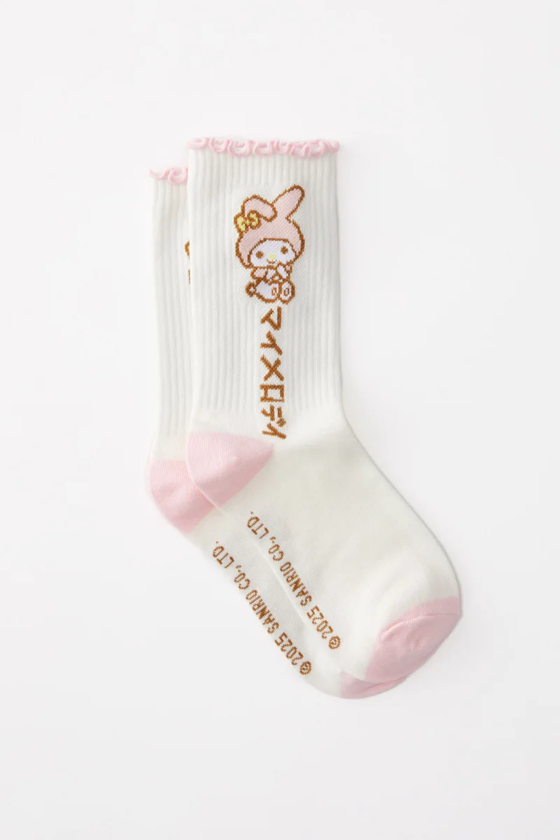 تايبو Hello Kitty Crew Sock S/M