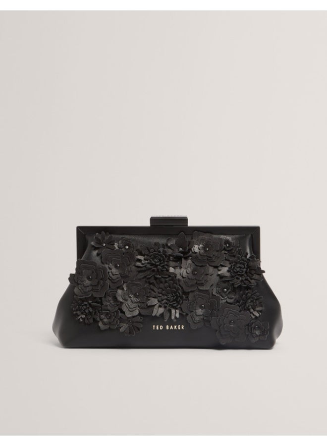 Ted Baker FLOWER 3D APPLIQUE CLUTCH BAG - Image 1