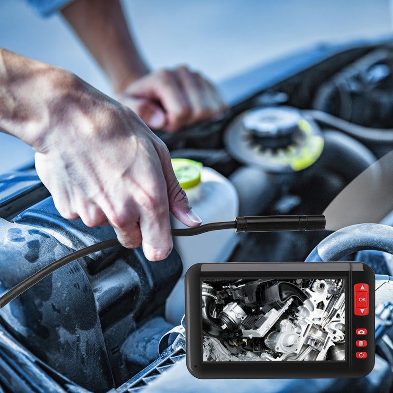USB Endoscope: 2m Hard Wire, IP67 Waterproof, Adjustable 8 LED Lights - Durable, Easy Operation Inspection Camera for Automobile, Pipeline, Air Conditioning Inspection, Object Search & Daily Use - Image 3