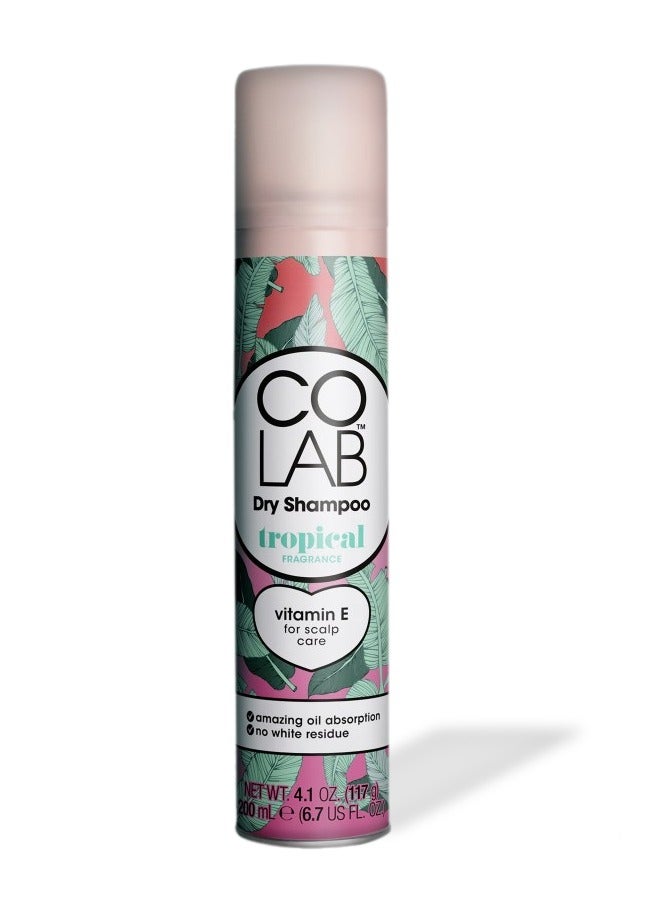 COLAB Tropical Fragranced Dry Shampoo 200ml - Image 3