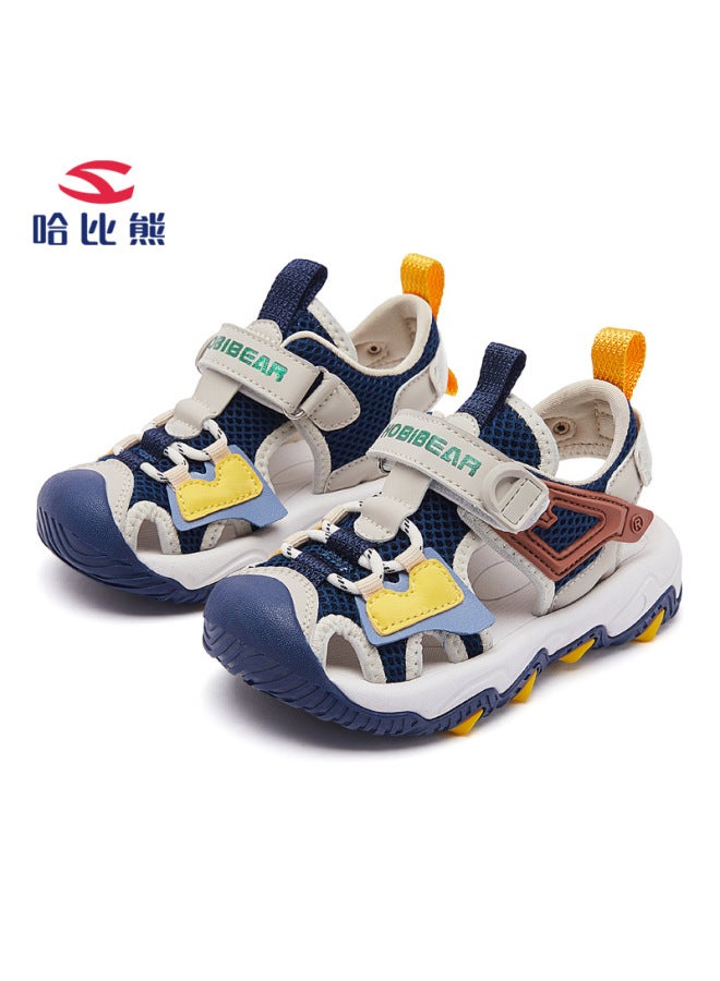 Habi Bear Children's Shoes Summer Closed-toe Sandals For Boys And Girls, Lightweight Casual Beach Shoes Dropshipping, Non-slip