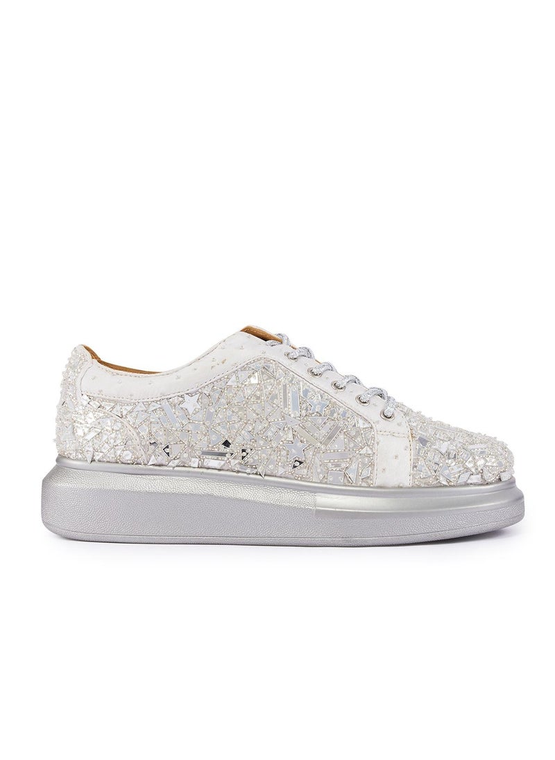 Anaar Anaar Laila Classic Sneakers, Womens Festive, Special Occasion and Partywear Premium Shoes  - Image 2