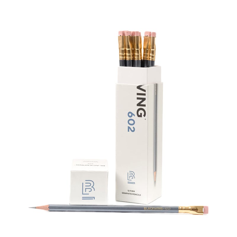 Blackwing Palomino 602-12 Count Pencils with Heritage, Gray - Image 1