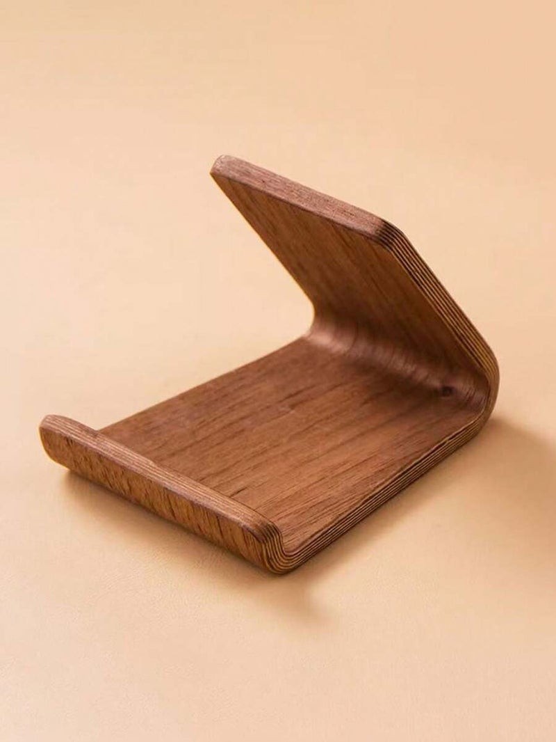 Shein Vintage Wooden Phone Holder - Unique Design for Desk, Dining Table, or Study Room - Image 5