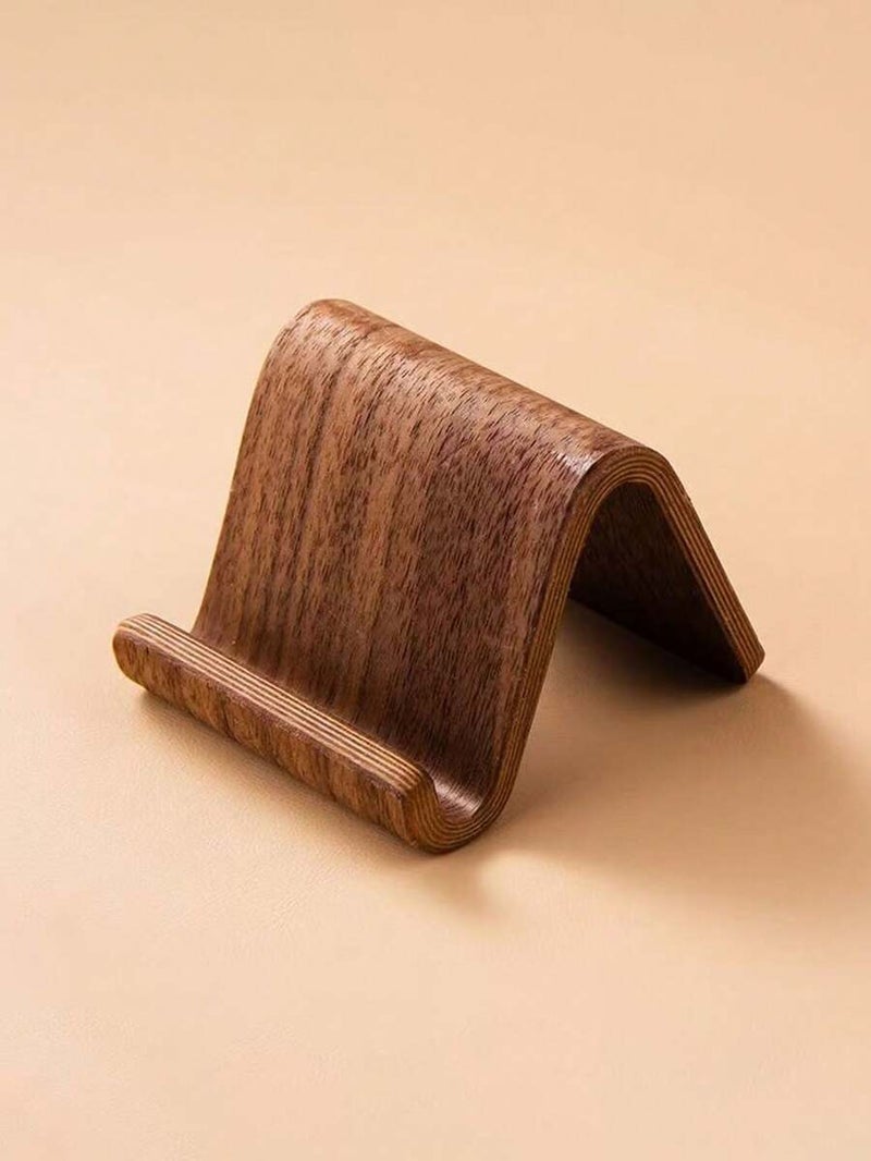 Shein Vintage Wooden Phone Holder - Unique Design for Desk, Dining Table, or Study Room - Image 4