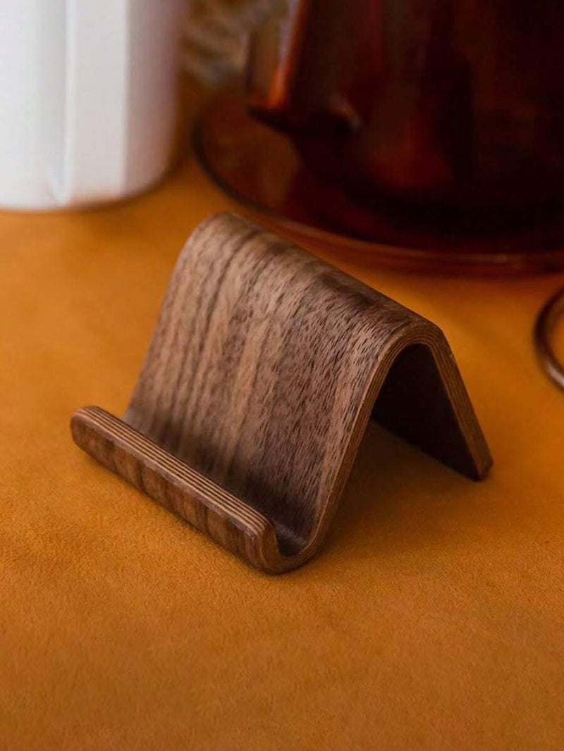 Shein Vintage Wooden Phone Holder - Unique Design for Desk, Dining Table, or Study Room - Image 3