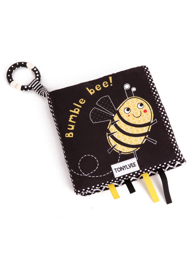 Special For Baby Animal Tail Cloth Book Insect Animal Three-dimensional Cloth Book Touch Ring Paper BBER Washable-Color:TL Cloth Book Red Fox  - Image 3