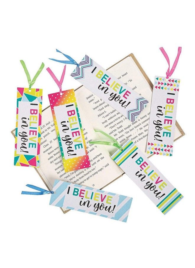 Fun Express I Believe In You Laminated Bookmark 48 Pieces Educational And Learning Activities For Kids  - Image 2
