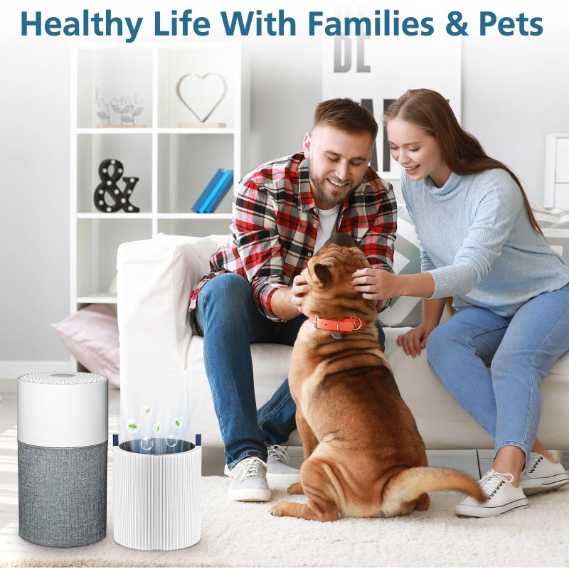 isingo 2-pack Blue Pure 511 Replacement Filter Compatible with Blueair Blue Pure 511 Air Purifier, Ture HEPA Filters and Activated Carbon Filter - Image 5