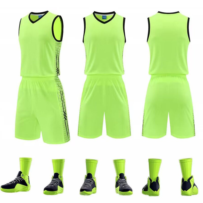 Speed Quick-Drying Breathable Ball Uniform Adult Children'S Same Jersey Basketball Uniform Suit For Training Camp Men And Women - Image 3